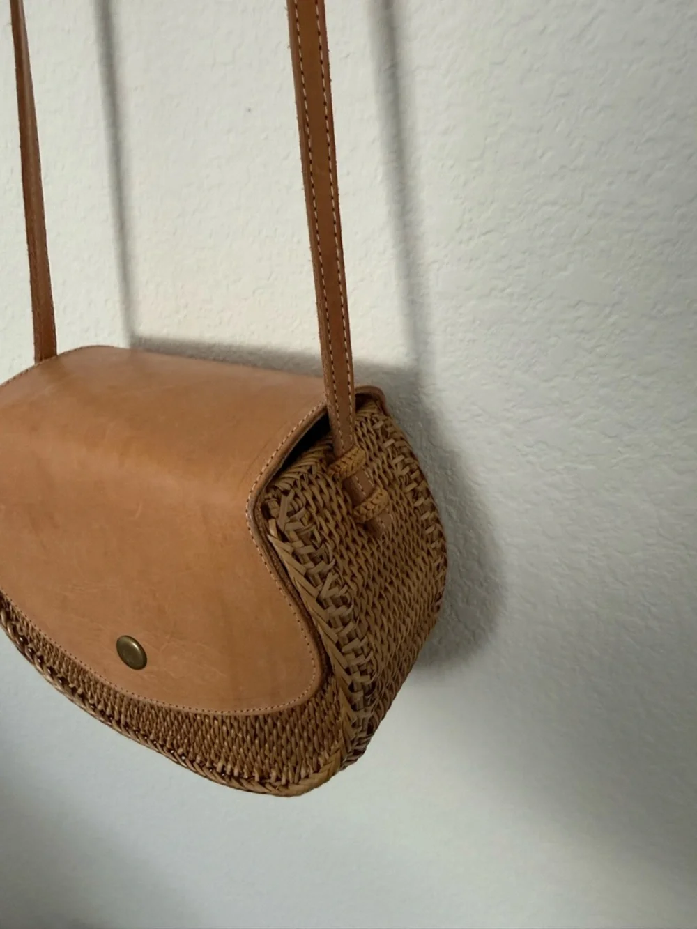 Peggy Fisher Ride 'til Dusk Tan Crossbody Bag